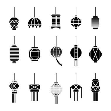 asma lamba vektörü, Asya geleneksel lamba kümesi.
