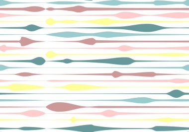 Farklı kalınlıkta çizgilerin renkli deseni