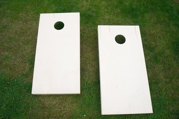 Cornhole Boards from Above — Stock Photo, Image