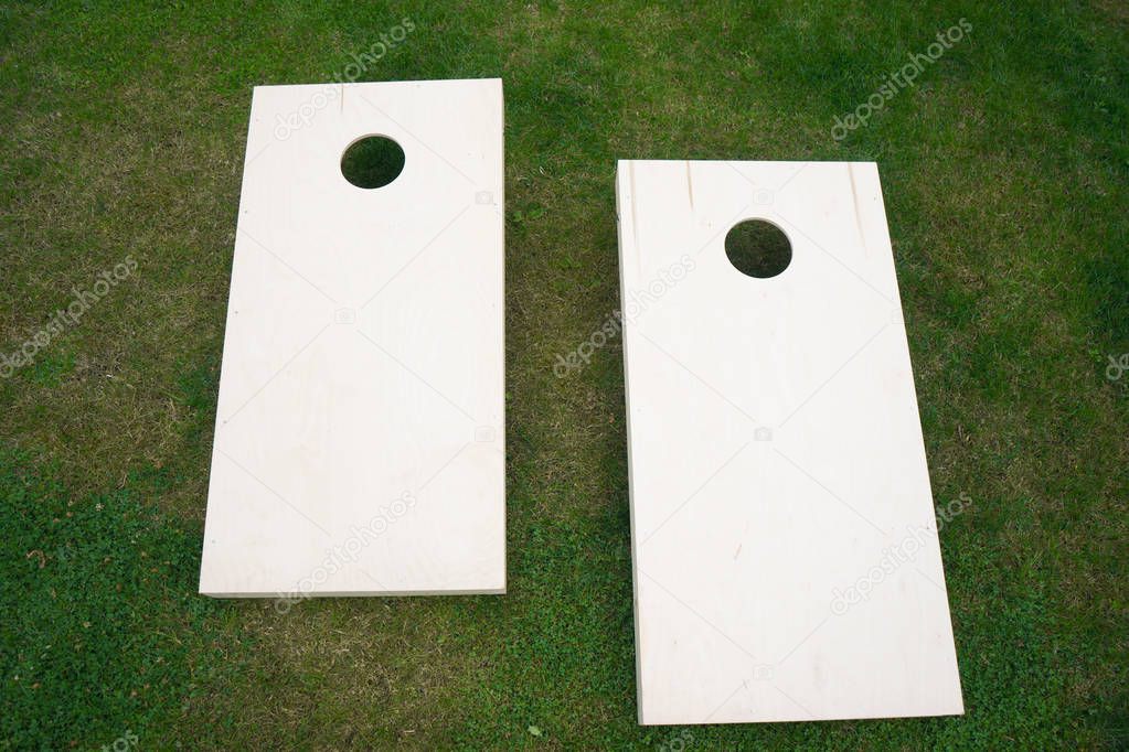 Cornhole Boards from Above