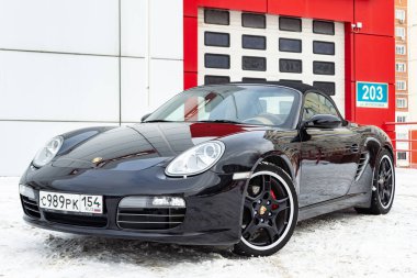 2006 spor Porsche Boxster 's coupe Roadster P' nin ön görüntüsü