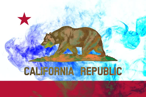 Gri s karşı ABD devlet California ulusal bayrağı