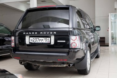 Siyah kullanılmış Land Rover Range Supercharger 2010 ile arka visi