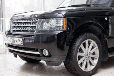 Siyah kullanılmış Land Rover Range Supercharger 2010 ile ön V