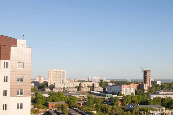 Cityscape Janela Edifício Residencial Para Casas Modelo Tijolo Multi Unidade — Fotografia de Stock