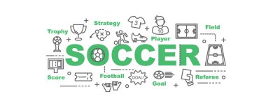Futbol vektör afiş
