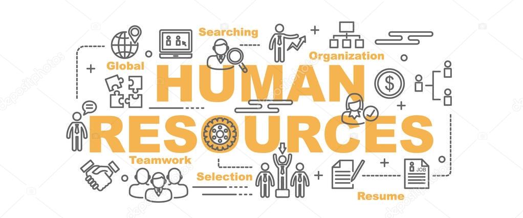 human resources vector banner