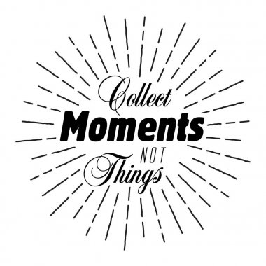 birkaç dakika değil şeyler toplamak