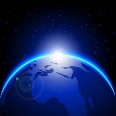 Planet earth arka plan