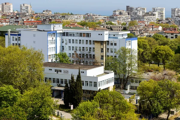 Varna Bulgaria Abril 2020 Edificio Hospital Santa Ana Varna Entre — Foto de Stock