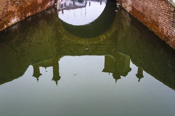 Comacchio Comune Italiano 22298 Abitanti Della Provincia Ferrara Emilia Romagna — Fotografia de Stock