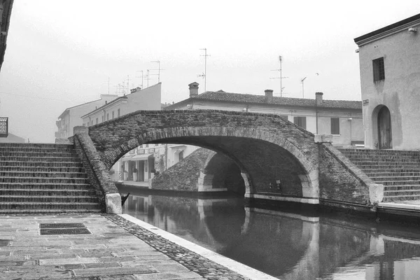 Comacchio Comune Italiano 22298 Abitanti Della Provincia Ferrara Emilia Romagna — ストック写真
