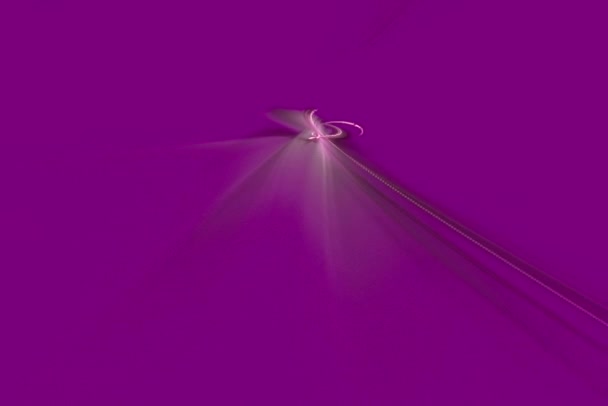 Objetos abstratos girando sobre violeta — Vídeo de Stock
