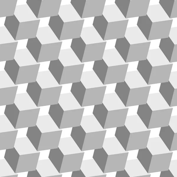 Білий кубик Безшовний візерунок — стоковий вектор