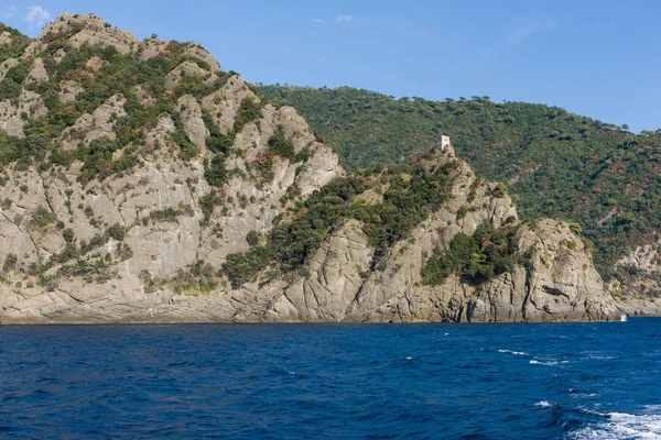 Promontorio en el Parque Nacional Portofino —  Fotos de Stock
