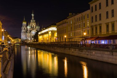 saint Petersburg dökülmüş kan üzerinde İsa Kilisesi