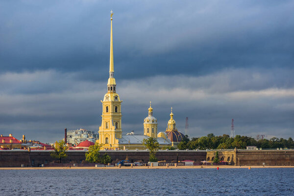 Oldest landmark in Saint Petersburg, were the town was founded