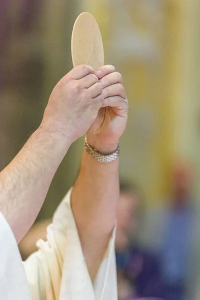 Obřad Eucharistii — Stock fotografie