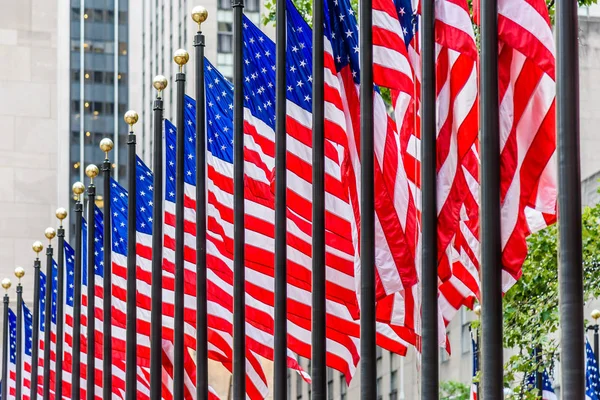 Drapeaux américains Photos De Stock Libres De Droits