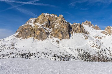 Lagazuoi in the Dolomites clipart