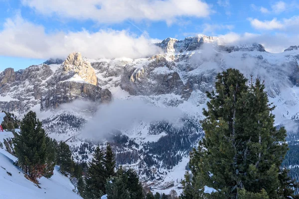 Grupo Sella nas Dolomitas — Fotografia de Stock