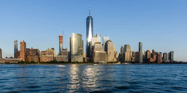 Horisont av nedre manhattan — Stockfoto