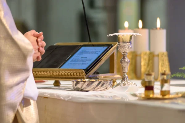 Feier des Ritus des heiligen Brotes — Stockfoto