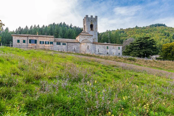 Badia a Coltibuono in Toscane — Stockfoto