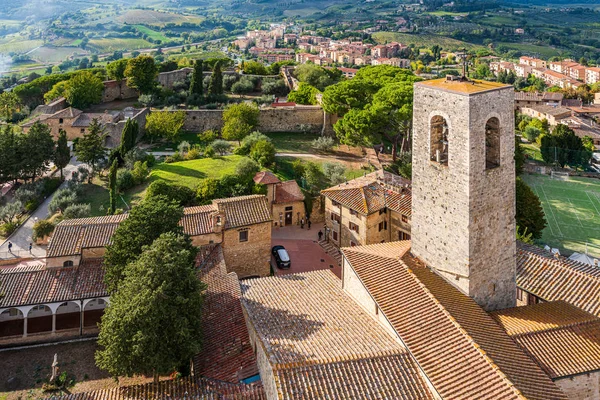 Vista aérea de San Gimignano —  Fotos de Stock