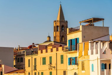 Alghero'da çan kulesi