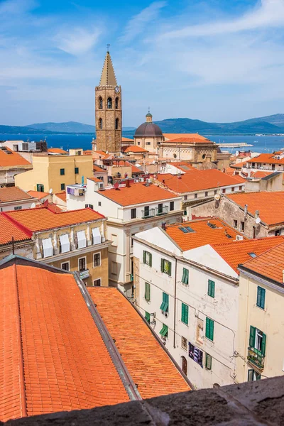 Paisaje urbano de Alghero — Foto de Stock