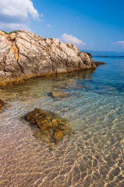 Strand von lazzareto in alghero — Stockfoto