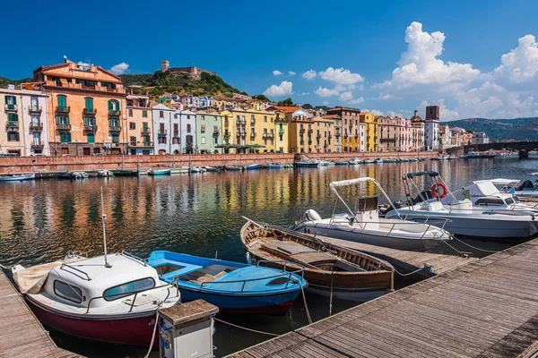 Dorp Bosa op Sardinië — Stockfoto