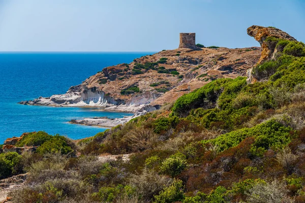 La costa cerca de Bosa — Foto de Stock