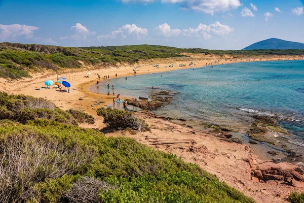 Strand von porto ferro — Stockfoto