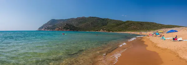 Strand von porto ferro — Stockfoto