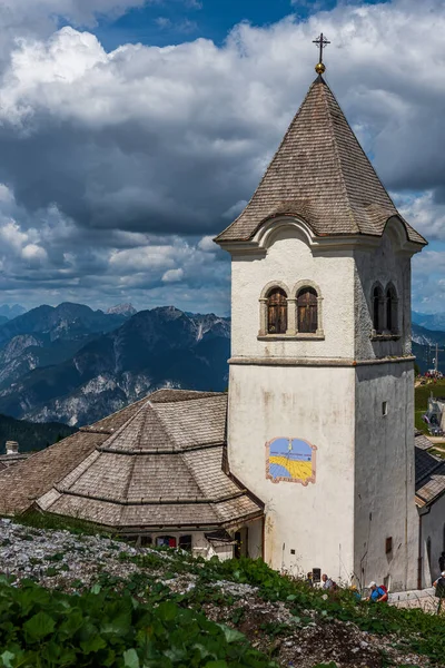 Santuário do Monte Lussari — Fotografia de Stock