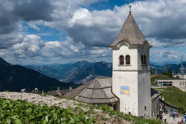 Santuario del Monte Lussari — Foto de Stock