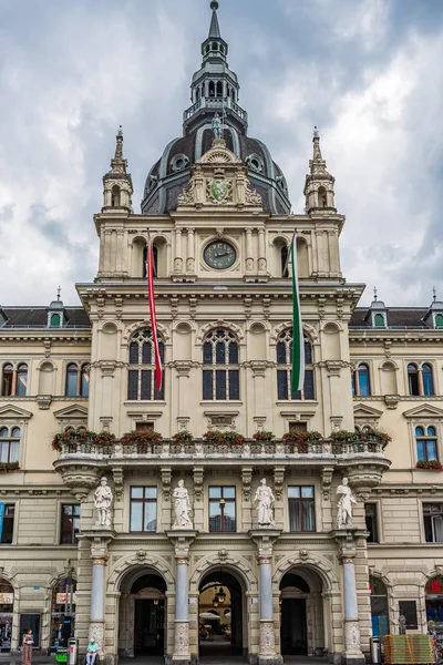 Ayuntamiento Graz Plaza Principal Ciudad Estiria Austria — Foto de Stock