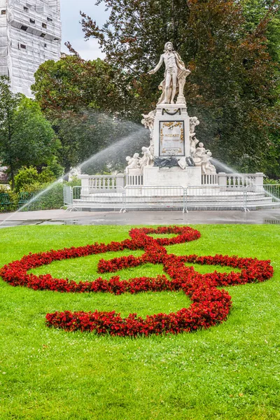 Monumento Mozart Vienna — Foto Stock