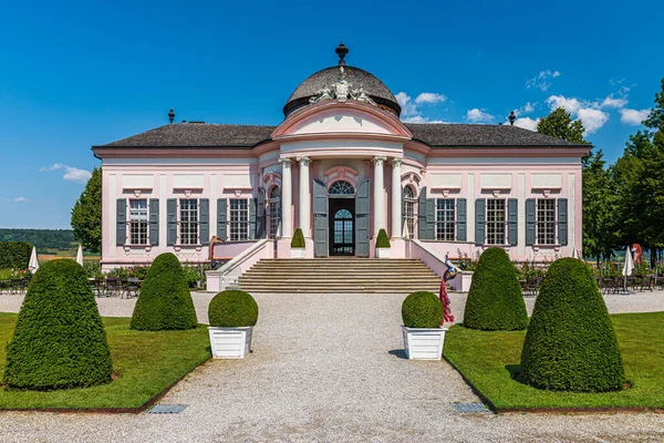 Pawilon Barokowym Ogrodzie Przy Opactwie Melk Wachau Jednym Austriackich Obiektów — Zdjęcie stockowe