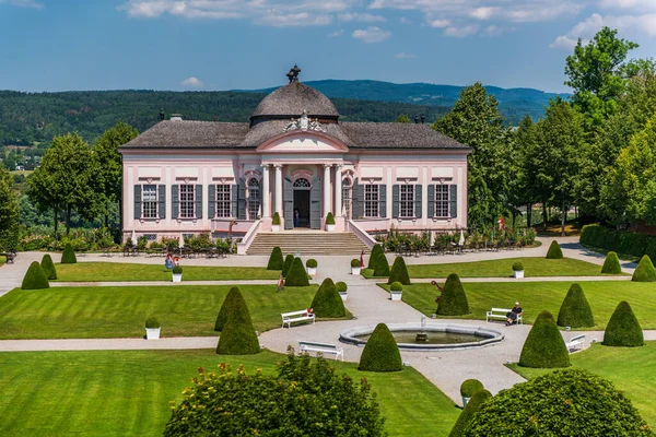 Der Pavillon Barockgarten Des Stiftes Melk Der Wachau Eines Der — Stockfoto