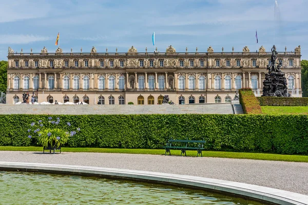 Herrenchiemsee Komplex Královských Budov Herreninsel Největší Ostrov Chiemsee Jezera Jižním — Stock fotografie