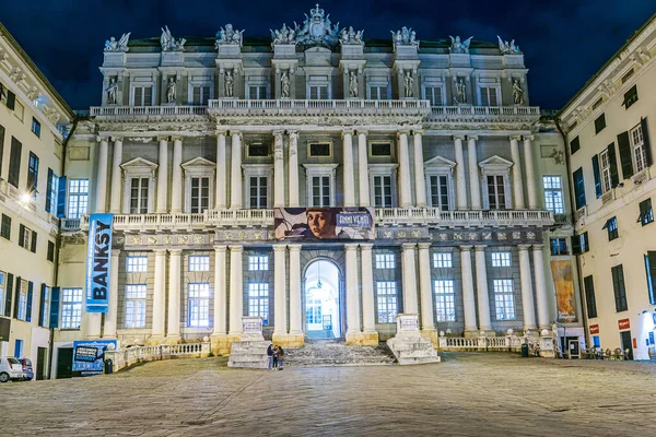 Женоа Италия Января 2020 Дворец Дожей Историческое Здание Генуе Дом — стоковое фото