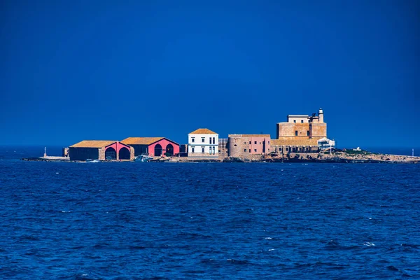 Formica Island One Tha Aegadian Islands Trapani Tuna Factory — Stock Photo, Image