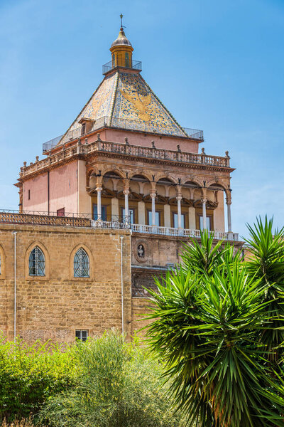 Porta Nuova is a monumental city gate of Palermo, located near the Norman Palace