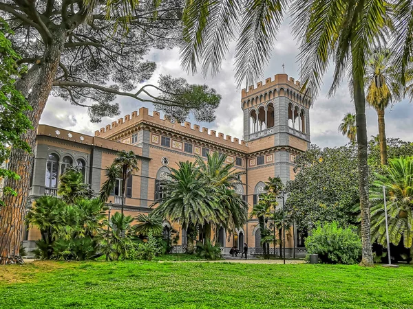 Villa Figoli Oude Villa Het Italiaanse Riviera Dorp Arenzano Vlakbij — Stockfoto