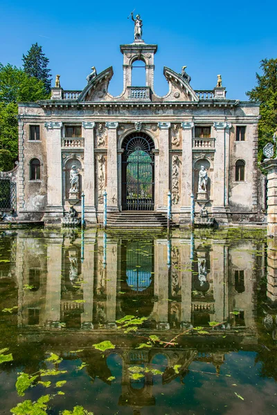 Hlavní Brána Villa Barbarigo Venkovské Vily Století Postavené Benátskou Rodinou — Stock fotografie