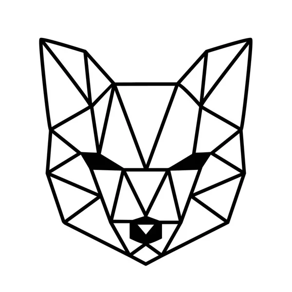 Tête de renard — Image vectorielle