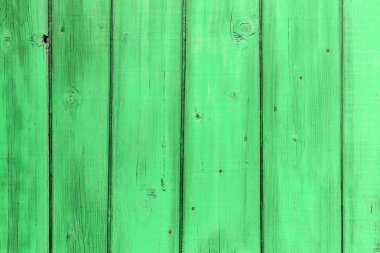Doğal desenli eski yeşil ahşap doku.